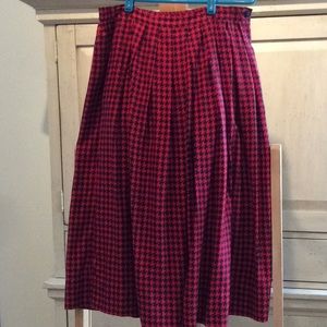 CHAUS HOUNDS TOOTH SKIRT